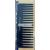 Hair Force 419 Blue Version Csíkozó fésű