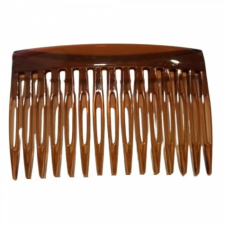 Hair Power dupla fogú barna oldalfésű, 7 cm fésű