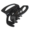 Hair Power fekete hajcsipesz HP203, 6 cm