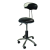 Hair Power Salon forgó ülőke háttámlával, fekete-fehér SX-850