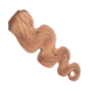 HairExtensionShop Csatos Hullámos Emberi Póthaj Középszőke Színben 50cm Body Wave (Szín #14)