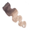 HairExtensionShop Csatos Hullámos Emberi Póthaj Ombre Színben 60cm Body Wave (Szín #OMBRE)