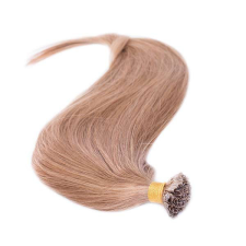 HairExtensionShop Keratinos U-TIP Emberi Póthaj Hőillesztéshez Sötétszőke 60cm (Szín #12) póthaj