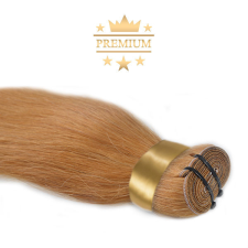 HairExtensionShop Prémium Tresszelt Póthaj Hajhosszabbításhoz Középszőke 50cm (Szín #14) póthaj