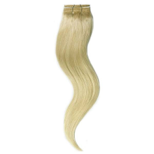 HairExtensionShop Tresszelt Emberi Póthaj Aranyszőke Színben 50cm (Weft Haj #16) póthaj