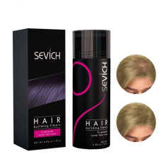 Hajépítő szálak, ritkás hajhoz, hajhiány miatt, alopecia, Sevich, közepesen szőke, 25g hajápoló szer