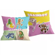 Halantex Italian Brainrot: Díszpárna - 40 x 40 cm, kétoldalú lakástextília