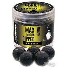  HALDORÁDÓ MAX MOTION Boilie Dipped 20 mm - Fekete Tintahal 100g bojli, aroma