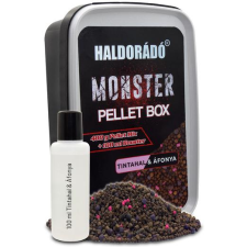  Haldorádó MONSTER Pellet Box - Tintahal &amp; Áfonya 400g bojli, aroma