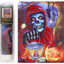  Halloween 7D gyémántfestés készlet 30x40cm kreatív és készségfejlesztő