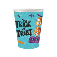  Halloween Boo papír pohár 6 db-os 250 ml party kellék