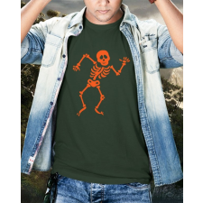  Halloween feliratos póló - Póló halloweenre - Skelton férfi póló