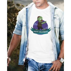  Halloween feliratos póló - Póló halloweenre - Zombie