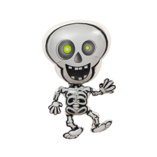  Halloween fólia lufi - csontváz party kellék