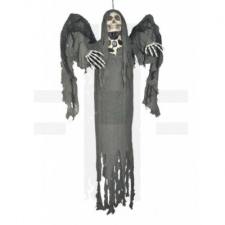  HALLOWEEN FÜGGŐ CSONTVÁZ FÉNY-ÉS HANGHATÁSSAL party kellék