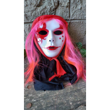 Halloween hajas baba maszk álarc farsangi jelmez kiegészítő PINK jelmez