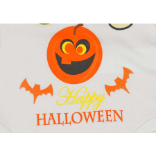  Halloween hosszú ujjú baba body fehér - 104-es méret kombidressz, body