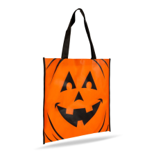 Halloween-i ajándéktáska - tök - 35 x 37 cm - narancssárga ajándéktasak