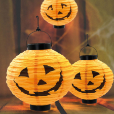 [] Halloween-i szolár lampion - tök - ⌀20 cm (58121) kültéri világítás