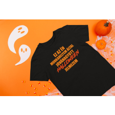 Halloween jelmez fekete póló jelmez