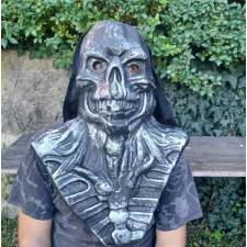 Halloween Koponya csontváz maszk mellkasrésszel jelmez