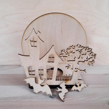  Halloween mécsestartó (lapraszerelt). dekorációs kellék