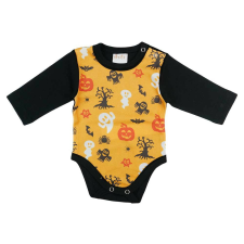 Halloween mintás hosszú ujjú baba body kombidressz, body
