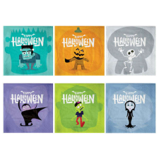 Halloween Monster mintás szalvéta - 12 darabos papírárú, csomagoló és tárolóeszköz