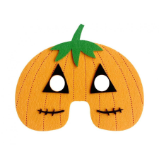 Halloween Pumpkin, Tök filc maszk 19 cm jelmez