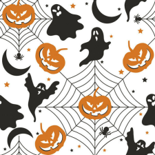 Halloween Scary szalvéta 20 db-os 25x25 cm papírárú, csomagoló és tárolóeszköz