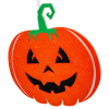  Halloween tök akasztós filc 30cm