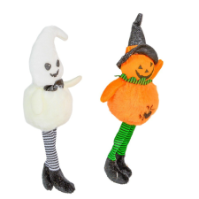 Halloween tök-szellem akasztós 20cm dekorációs kellék