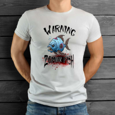 Halloweeni pecás póló - Zombiefish női póló