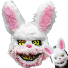 Halloweeni vérnyúl álarc jelmez