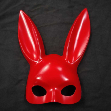 Hallowenne fényes nyúl maszk , hosszú fülekkel , többféle színben jelmez