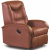 Halmar JEFF TV fotel, dönthető háttámlával és lábtartóval, barna eco bőr HM0630