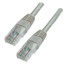 Hálózati kábel, U/UTP, CAT6, 5 m, EQUIP, bézs kábel és adapter