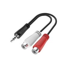 Hama 00200350 audio kábel 0,15 M 3.5mm RCA Fekete (200350) kábel és adapter