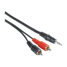 Hama 00205107 25db/csg 5,0m eco 3,5mm jack-2rca összekötőkábel (00205107) kábel és adapter