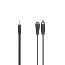 Hama 00205112 audio kábel 5 M 3.5mm 2 x RCA Fekete (hama205112) kábel és adapter
