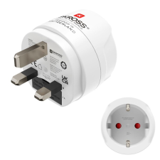 Hama 00223483 EU - Anglia fehér utazó adapter (00223483) kábel és adapter