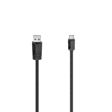 Hama 200652 USB-C – USB-A kábel 1.5m fekete kábel és adapter