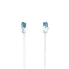 Hama 200685 CAT6a, 10Gbit/s, U/UTP patchkábel 5m fehér (hama200685) kábel és adapter