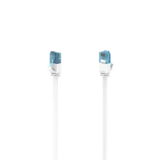 Hama 200685 FIC CAT6A lapos 5m fehér patchkábel kábel és adapter