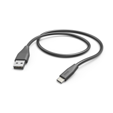 Hama 201595 USB-A - USB-C töltőkábel 1.5m fekete (hama201595) mobiltelefon kellék