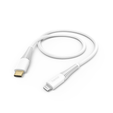 Hama 201603 USB-C - Lightning töltőkábel 1.5m fehér kábel és adapter