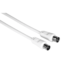 Hama 205030 Koax Antenna Kábel 5m - Fehér kábel és adapter