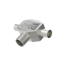 Hama 205236 Koax anya - 2 x Koax apa elosztó kábel és adapter