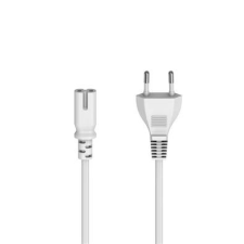 Hama 2 eres hálózati kábel 5m fehér (223276) kábel és adapter