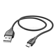 Hama ADATKÁBEL MICRO USB,FEKETE 1,5M (HAMA_123578) mobiltelefon kellék